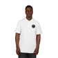 Embroidered Crest Polo Shirt — Classic White Pique