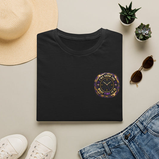 Astrology Clock Tee — "The Stars Know Time" Minimal Horoscope T-Shirt