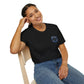 Vintage Compass Badge T-Shirt — "Take Your Time" Minimal Travel Tee