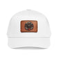 Vintage Compass Leather Patch Baseball Cap