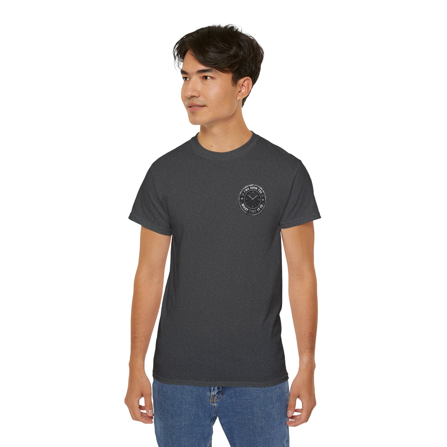 Surf Club Pocket Tee — Retro Wave Logo Cotton T-Shirt