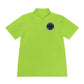 Men's Sport Polo — Blue Compass Badge Performance Golf Shirt