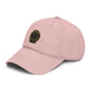 Washed Cotton Baseball Cap with Vintage Compass Patch - Adventure Travel Hat