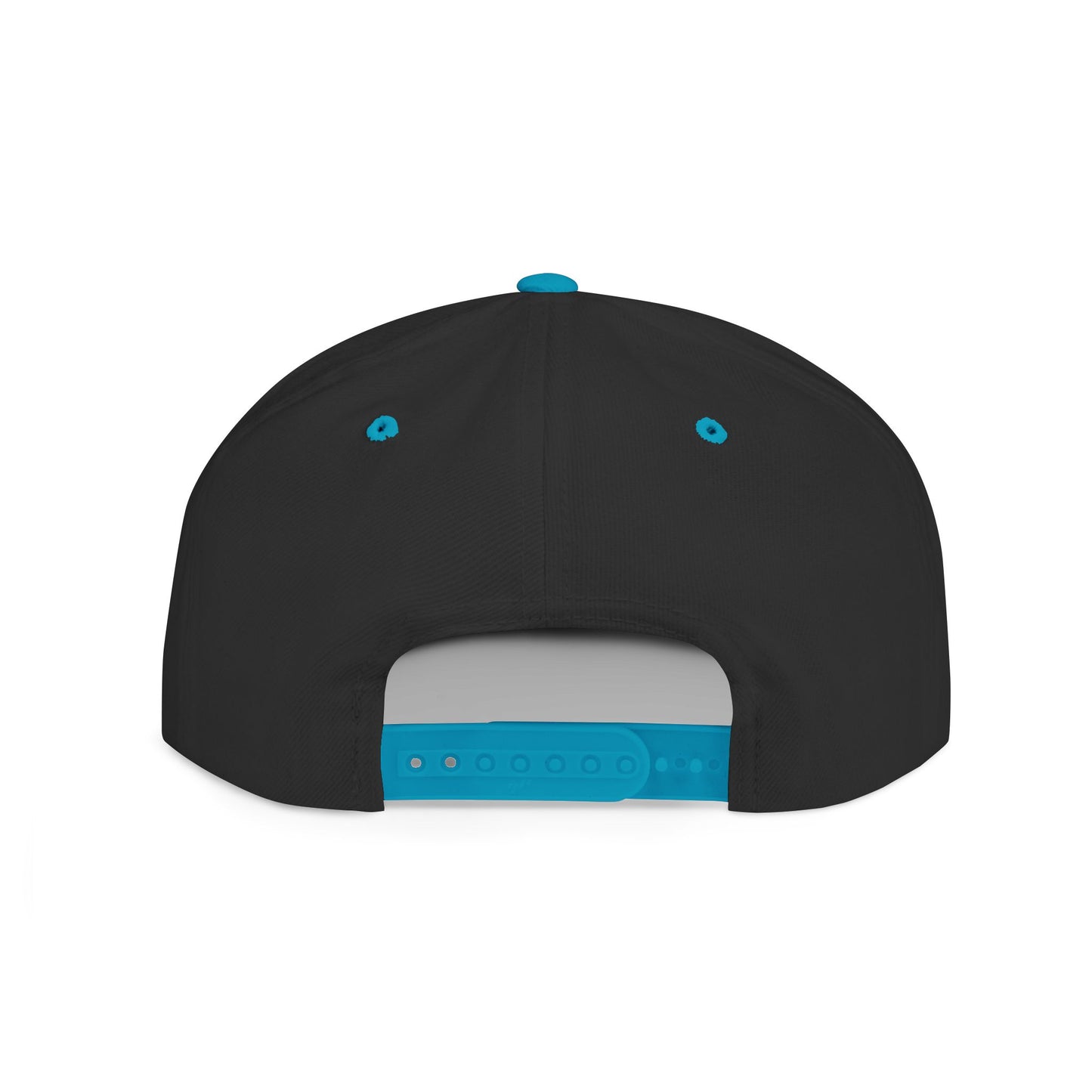 Snapback Hat — Gold Seal Clock Logo Flat Bill Cap