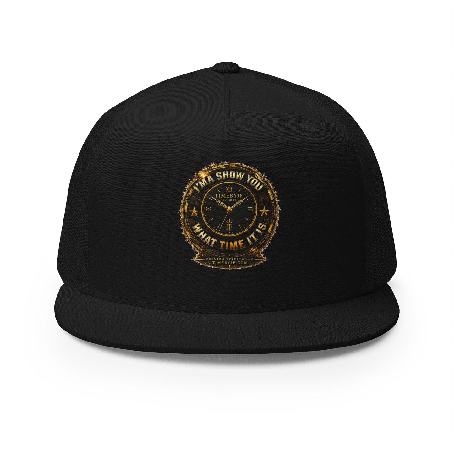 Trucker Cap — 'I’MA SHOW YOU WHAT TIME IT IS' Vintage Compass Logo Snapback