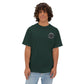 Vintage Patch Logo Tee — Minimal Chest Emblem Casual T‑Shirt