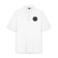 Embroidered Compass Logo Polo — Casual Nautical Work Shirt