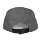 Embroidered Compass Badge 5-Panel Cap — Khaki Outdoor Adventure Hat