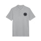 Embroidered Crest Polo Shirt — Classic White Pique
