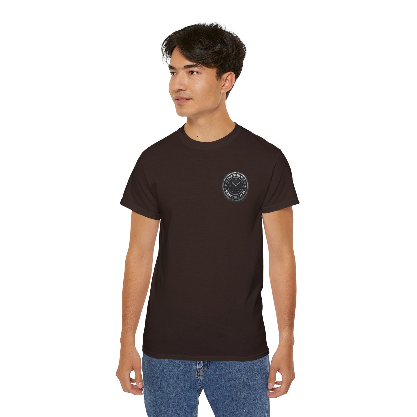 Surf Club Pocket Tee — Retro Wave Logo Cotton T-Shirt