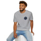 Vintage Compass Badge T-Shirt — "Take Your Time" Minimal Travel Tee