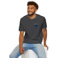 Vintage Compass Badge T-Shirt — "Take Your Time" Minimal Travel Tee