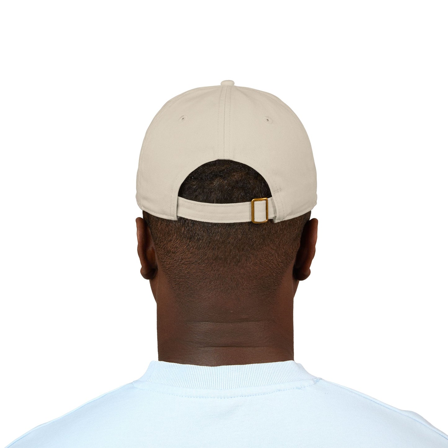 Embroidered Sunflower Badge Organic Baseball Cap