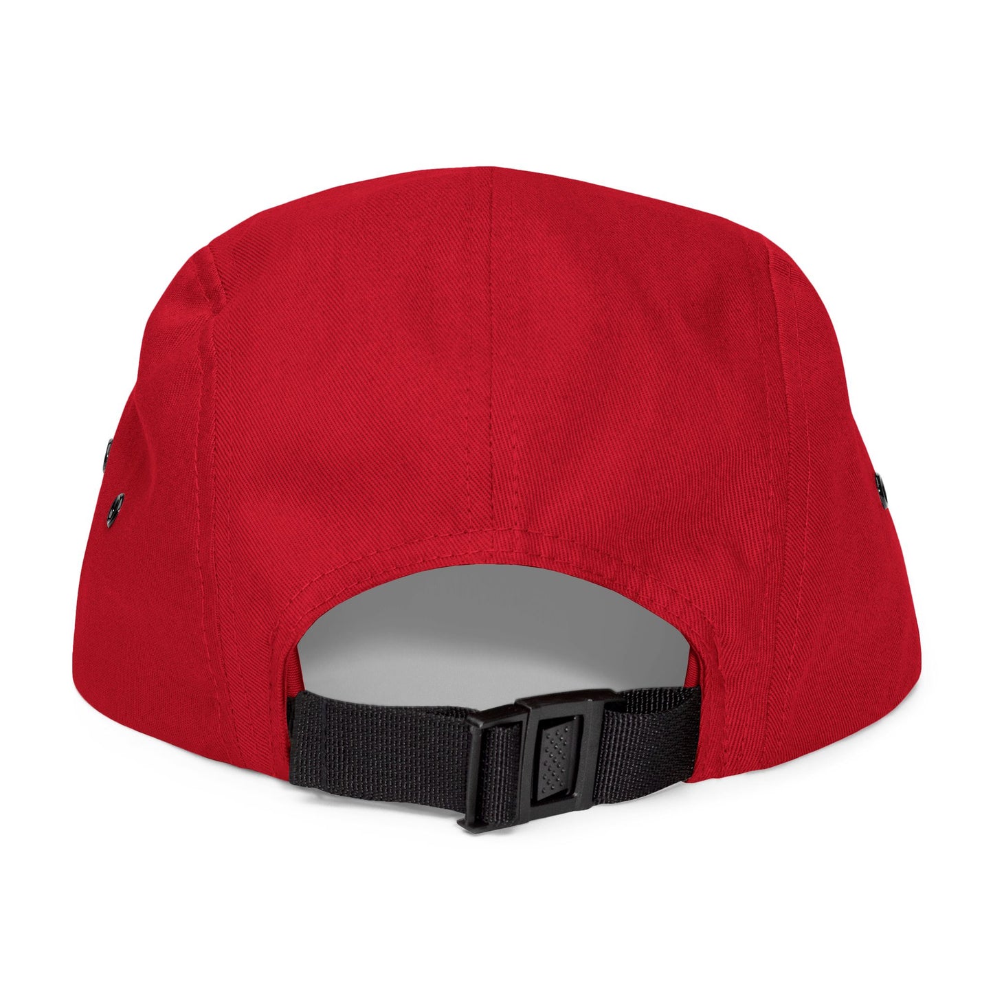 Embroidered Compass Badge 5-Panel Cap — Khaki Outdoor Adventure Hat