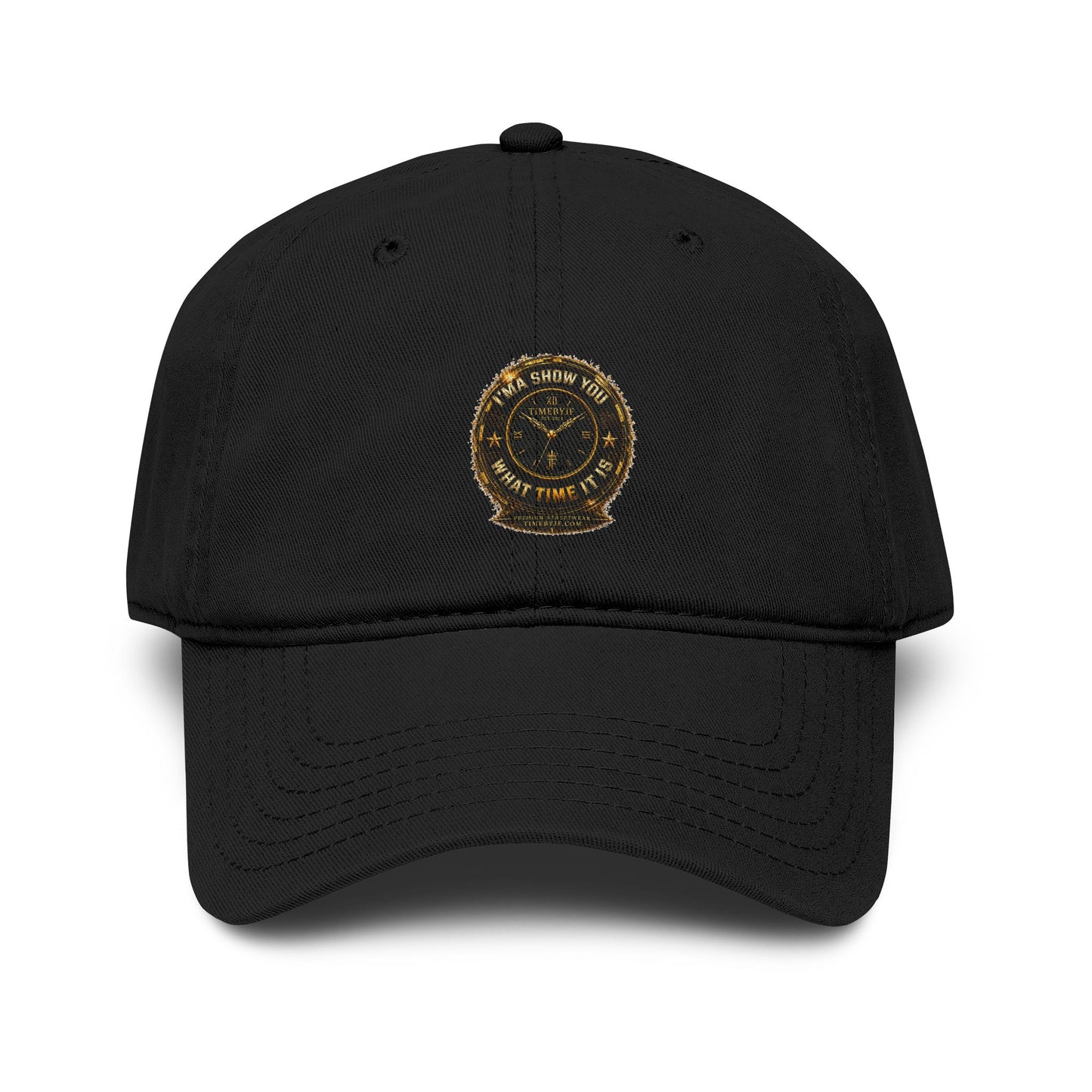 Washed Cotton Baseball Cap with Vintage Compass Patch - Adventure Travel Hat