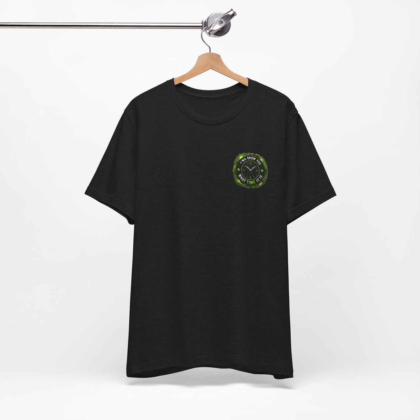 T‑Shirt — Green Camo Tactical Clock Logo Tee
