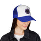 Trucker Cap — 'Take a Show Now, What Time It Is' Vintage Clock Graphic