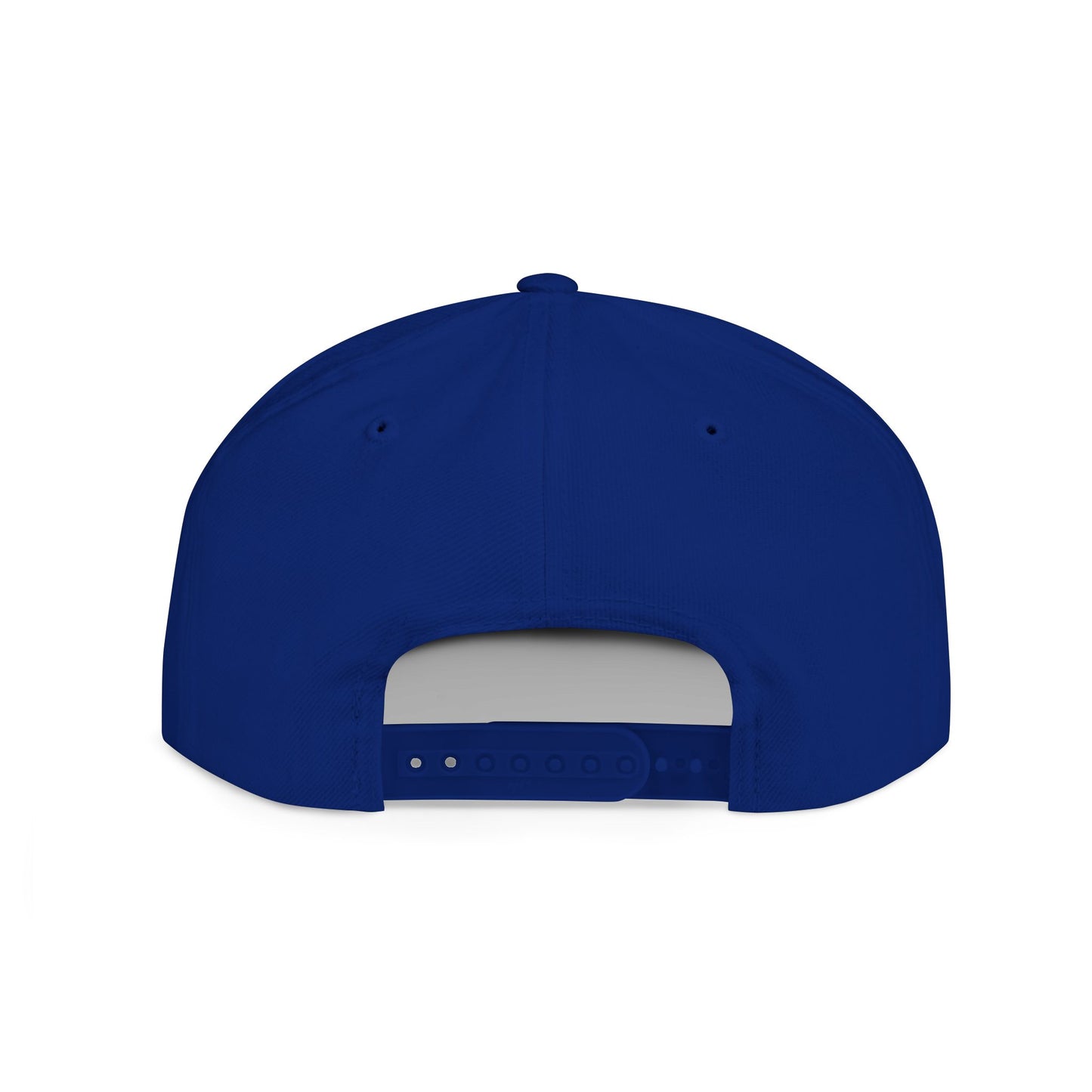 Snapback Hat — Gold Seal Clock Logo Flat Bill Cap