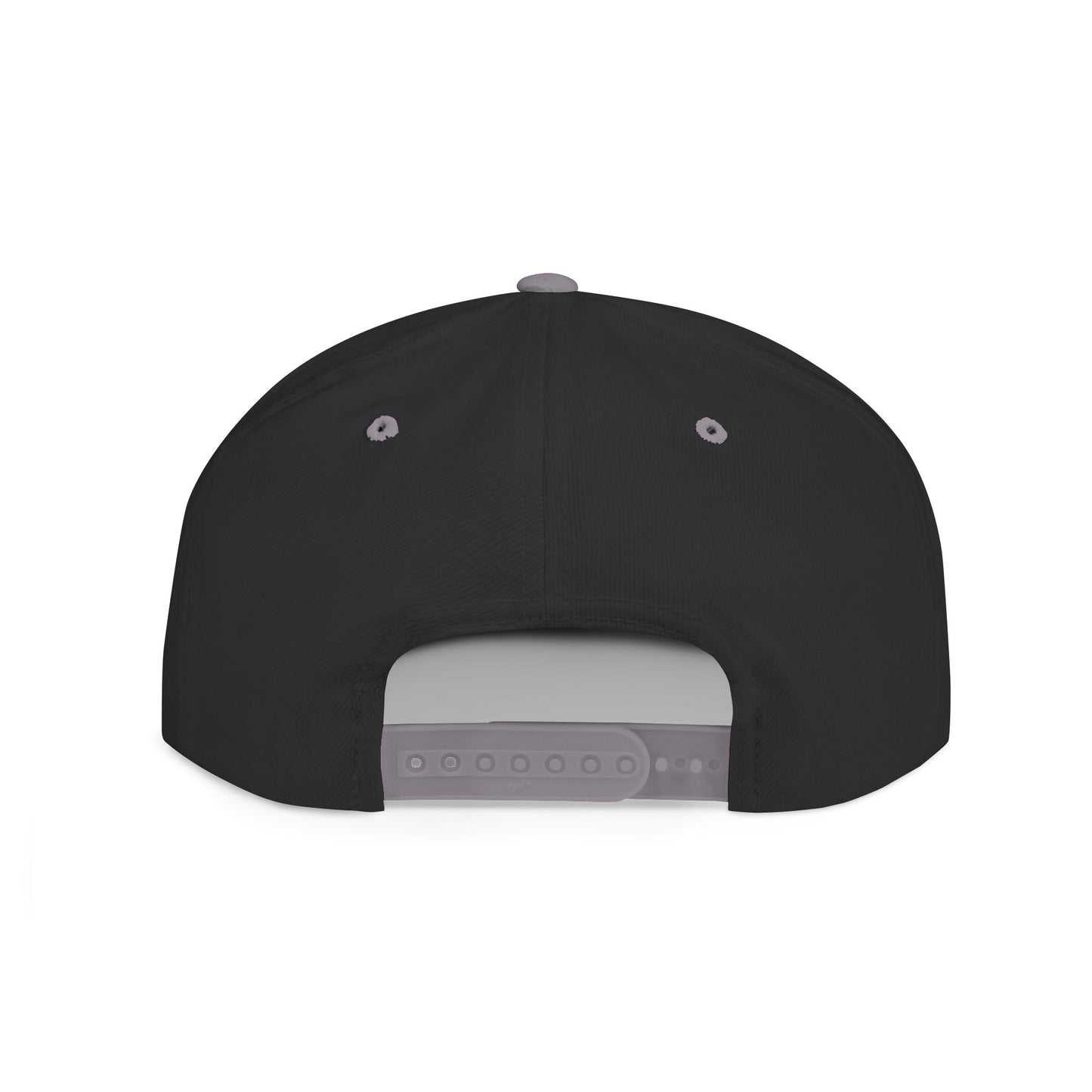 Snapback Hat — Gold Seal Clock Logo Flat Bill Cap