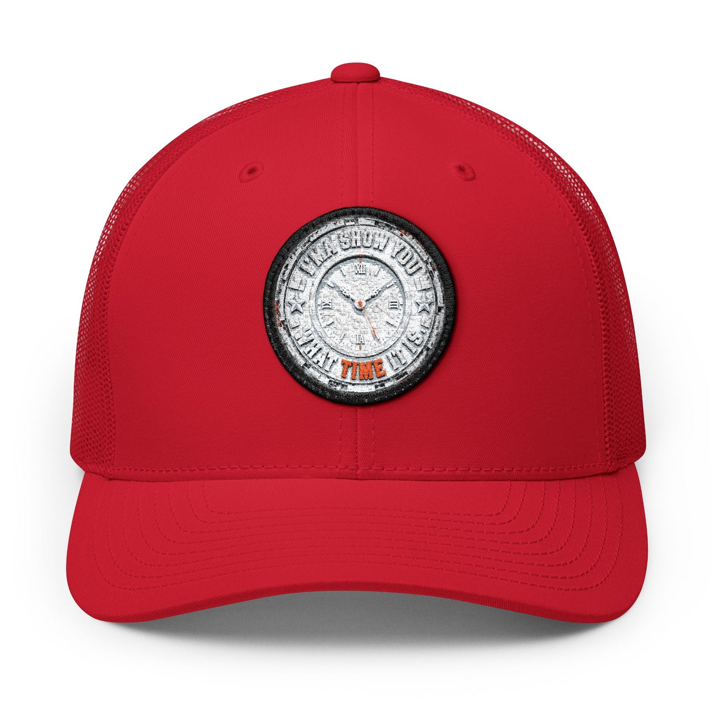 Trucker Cap — Embroidered Diamond Watch Patch Snapback
