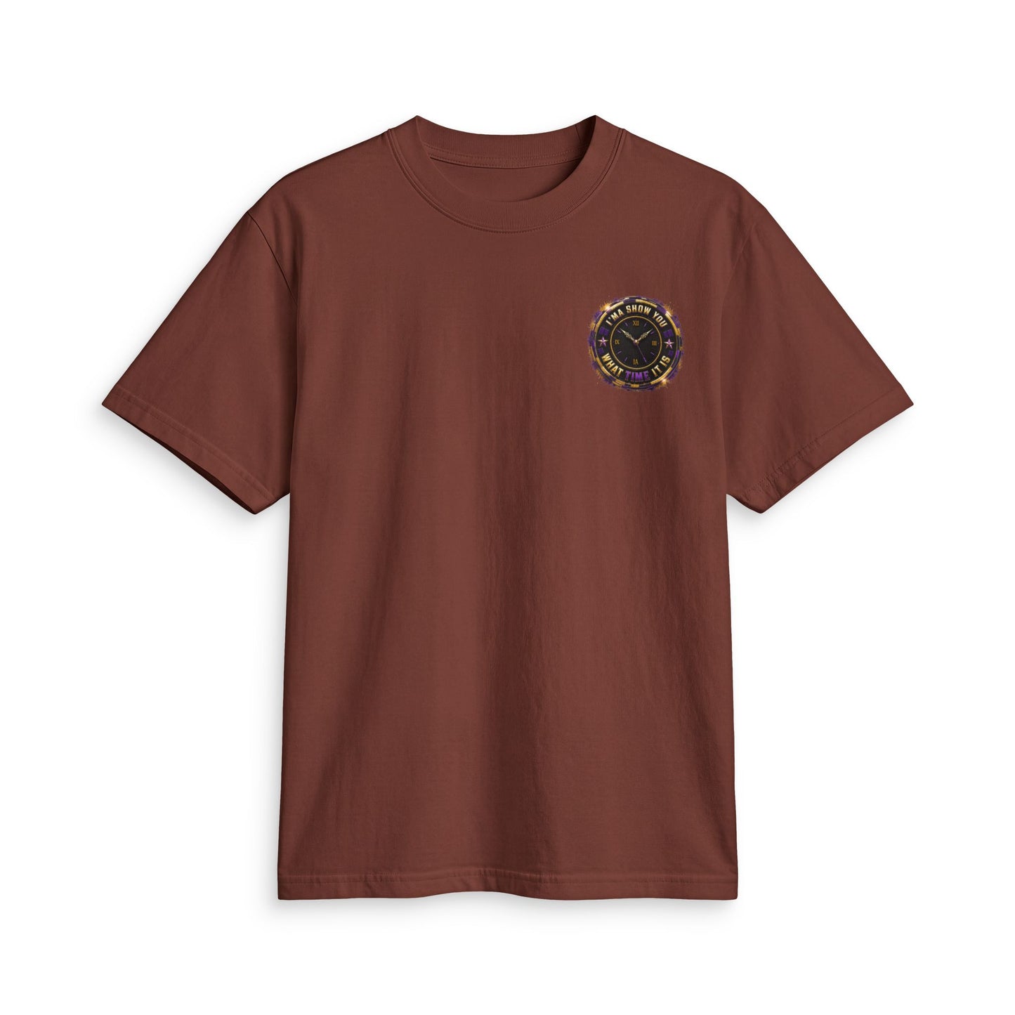 Graphic T-Shirt — 'I'll Show You What Time It Is' Vintage Clock Tee