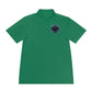 Men's Sport Polo — Blue Compass Badge Performance Golf Shirt
