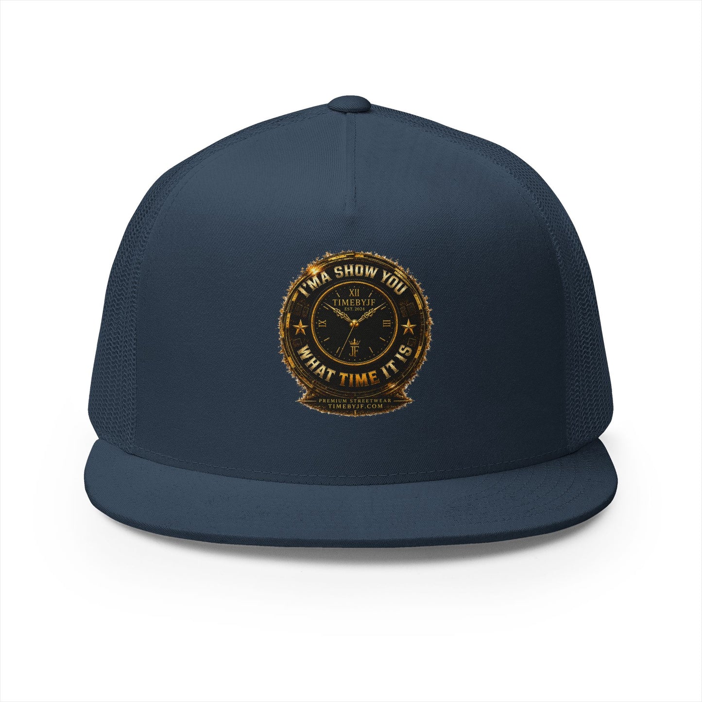 Trucker Cap — 'I’MA SHOW YOU WHAT TIME IT IS' Vintage Compass Logo Snapback