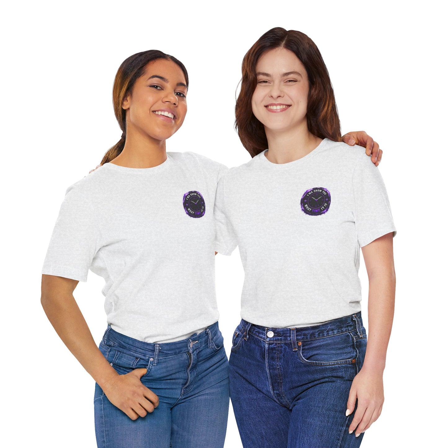 Pocket Cosmic Clock Tee — "Time to Glow" Graphic T‑Shirt