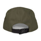 Embroidered Compass Badge 5-Panel Cap — Khaki Outdoor Adventure Hat