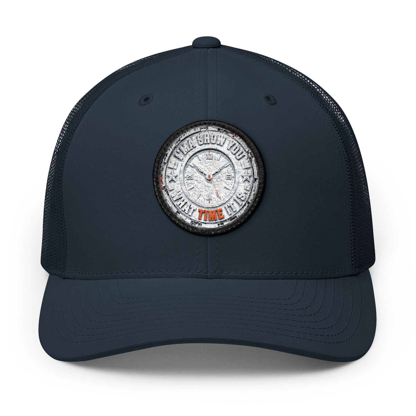Trucker Cap — Embroidered Diamond Watch Patch Snapback