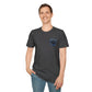 Vintage Compass Badge T-Shirt — "Take Your Time" Minimal Travel Tee