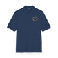 Embroidered Compass Logo Polo — Casual Nautical Work Shirt