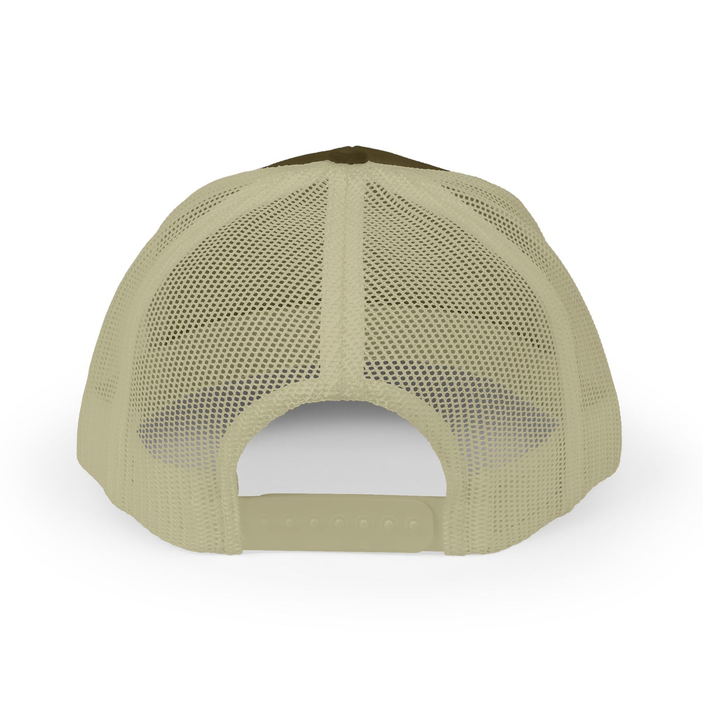 Trucker Cap — Distressed Round Patch 'Don't Ask Me' Vintage Logo