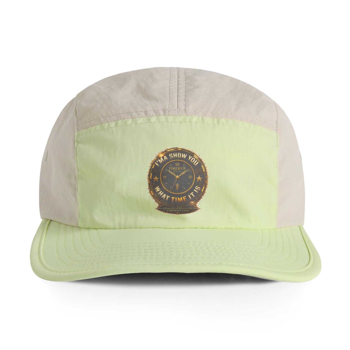 Nylon Two-Tone Cap — Vintage Compass Patch