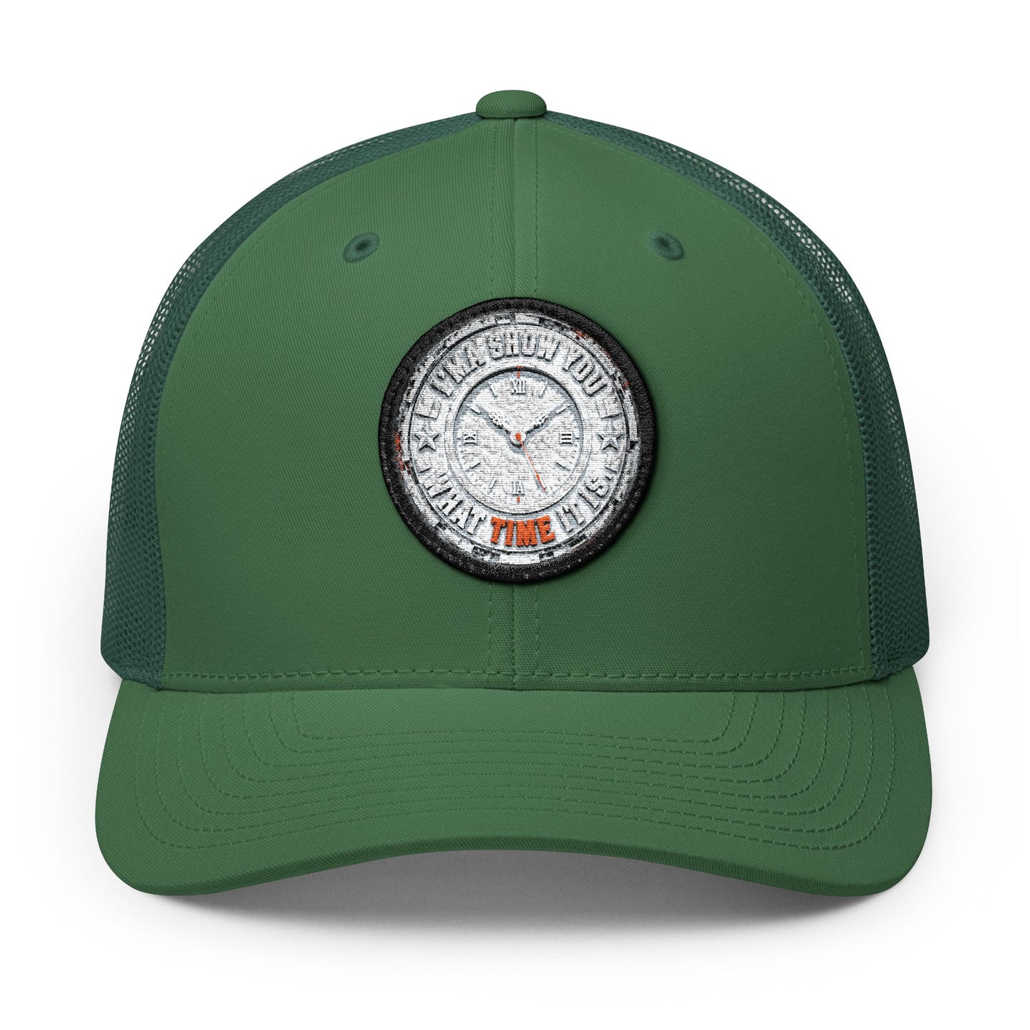 Trucker Cap — Embroidered Diamond Watch Patch Snapback