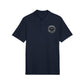 Embroidered Crest Polo Shirt — Classic White Pique