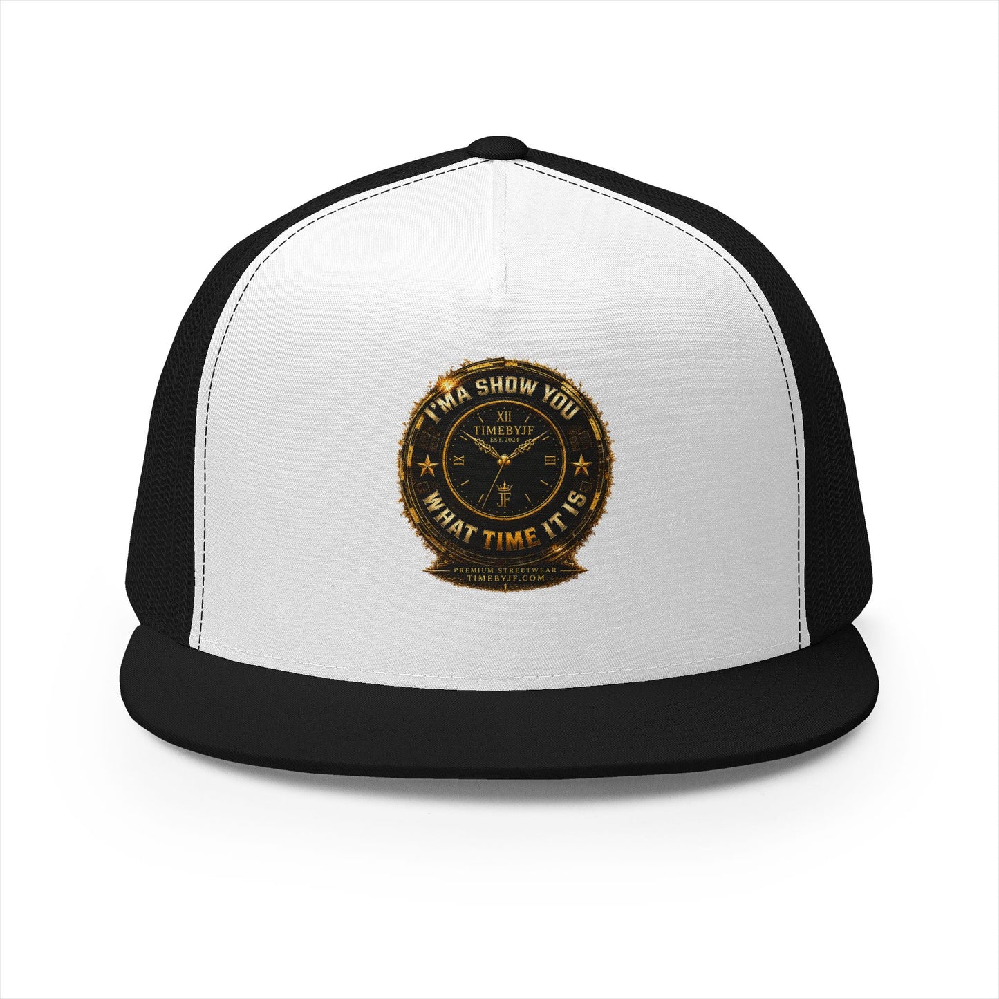 Trucker Cap — 'I’MA SHOW YOU WHAT TIME IT IS' Vintage Compass Logo Snapback