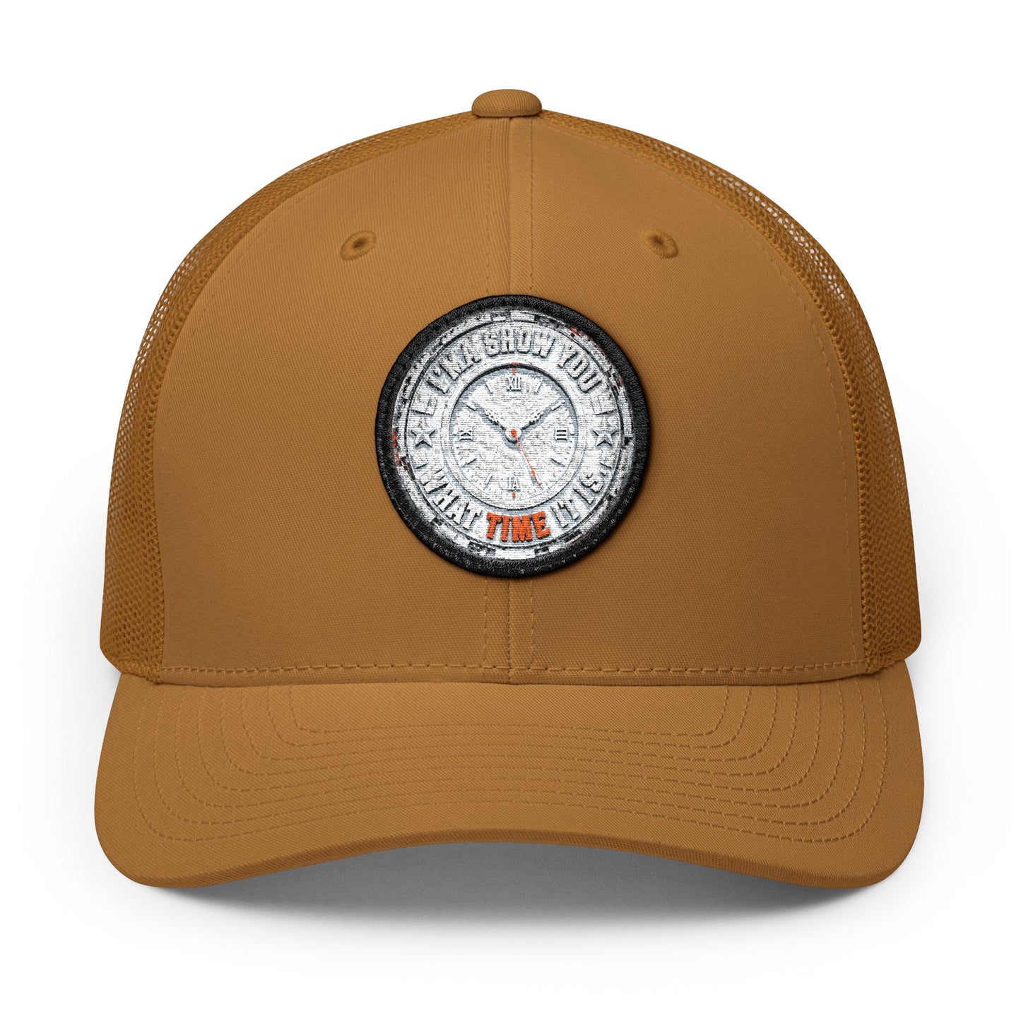 Trucker Cap — Embroidered Diamond Watch Patch Snapback