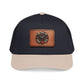 Vintage Compass Leather Patch Baseball Cap