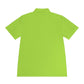 Men's Sport Polo — Blue Compass Badge Performance Golf Shirt