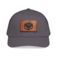 Vintage Compass Leather Patch Baseball Cap