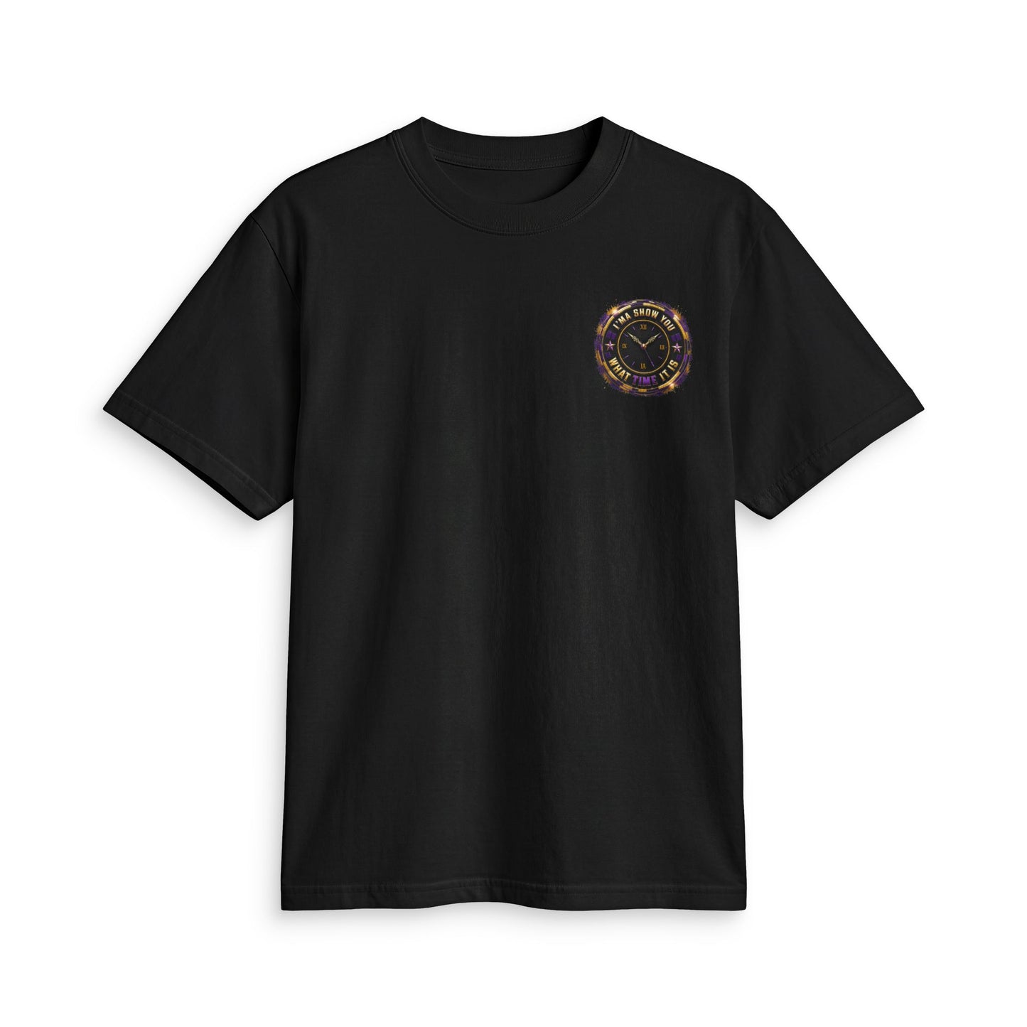 Graphic T-Shirt — 'I'll Show You What Time It Is' Vintage Clock Tee