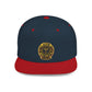 Snapback Hat — Gold Seal Clock Logo Flat Bill Cap