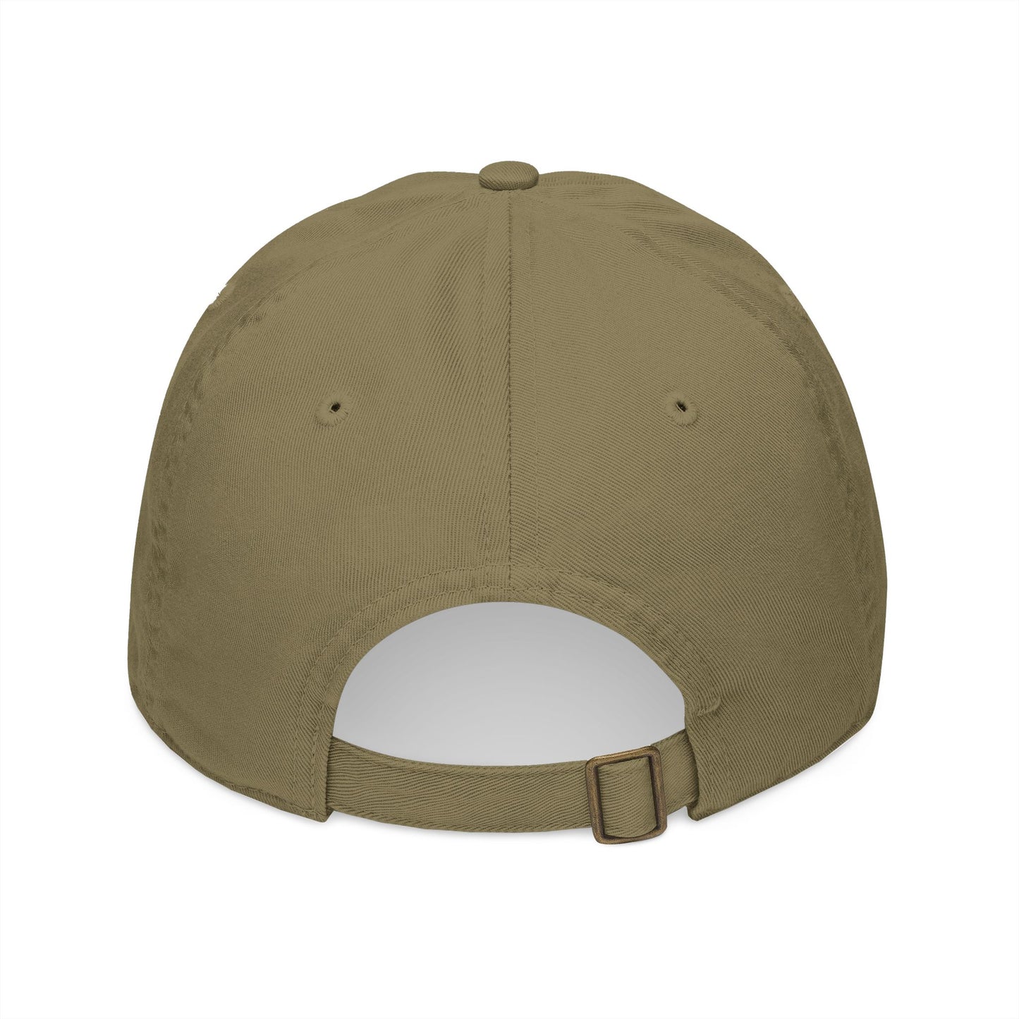 Embroidered Sunflower Badge Organic Baseball Cap