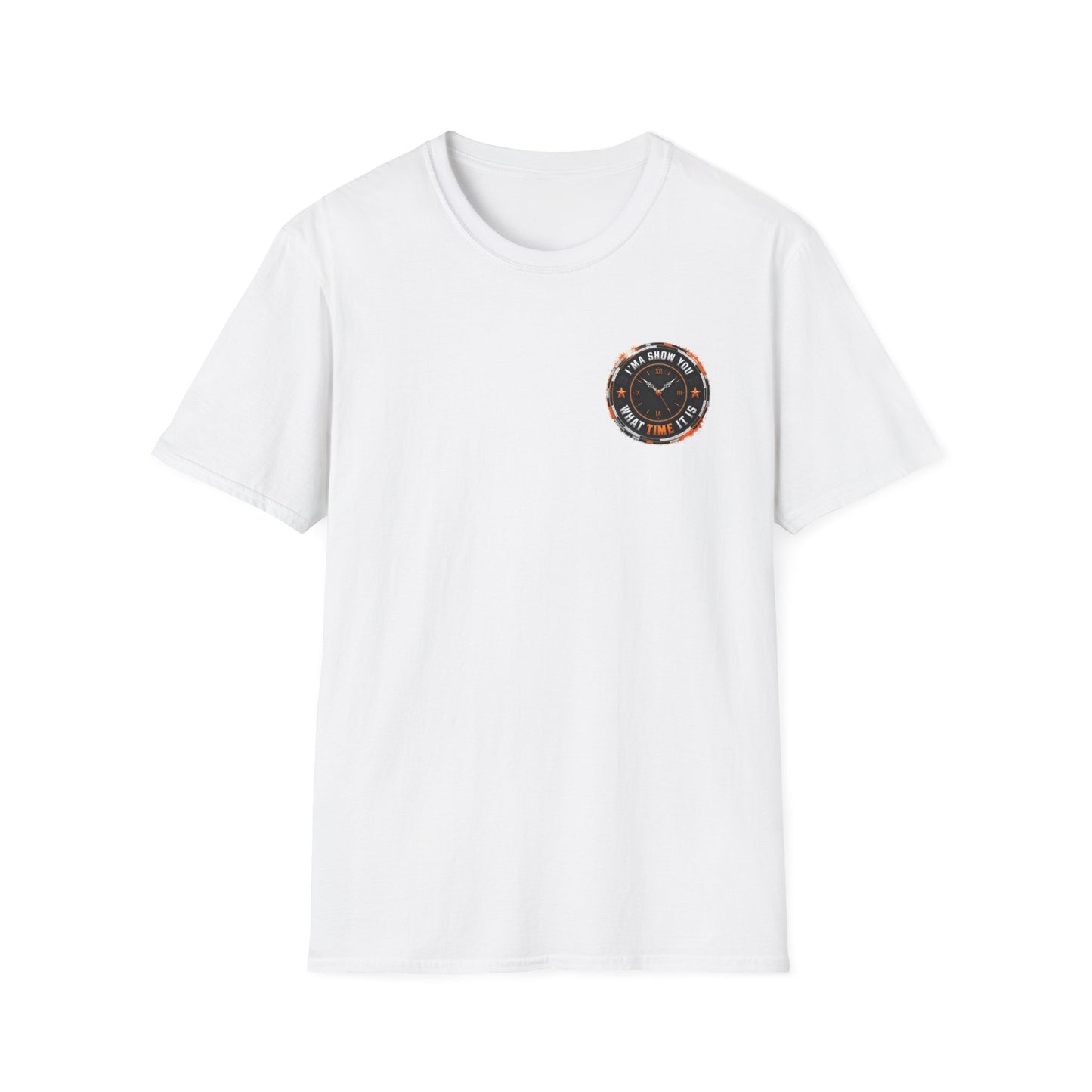 T-Shirt — 'Show Up, It's Your Time' Retro Compass Graphic