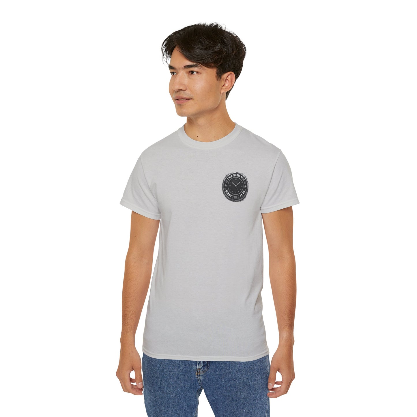 Surf Club Pocket Tee — Retro Wave Logo Cotton T-Shirt