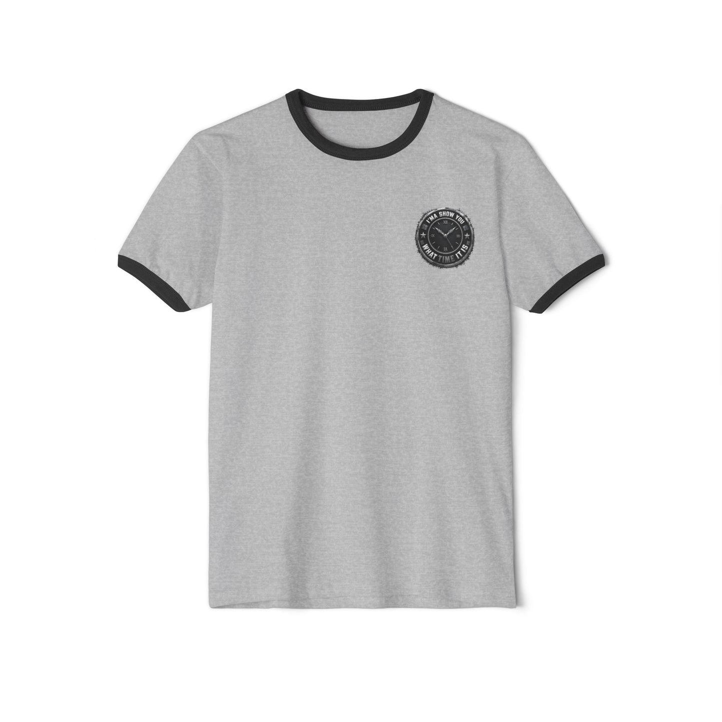 Vintage Black Rose Ringer T-Shirt