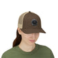 Trucker Cap — Distressed Round Patch 'Don't Ask Me' Vintage Logo