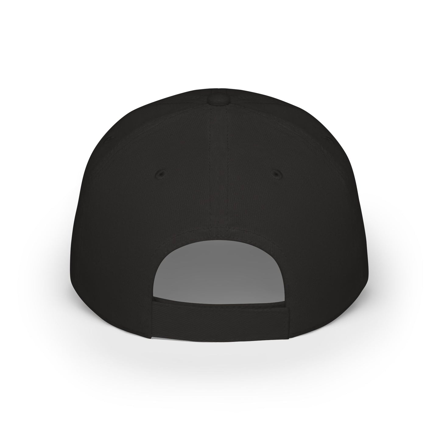 Low Profile Baseball Cap — Vintage Ship Wheel Clock Design