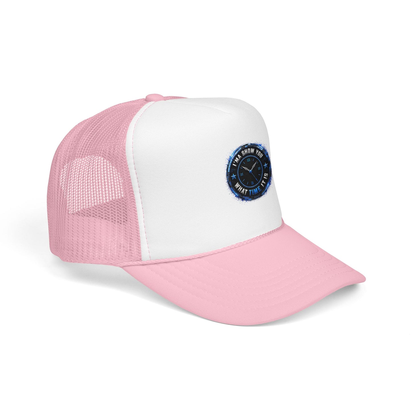 Retro 'Time Is What Time It Is' Foam Trucker Hat